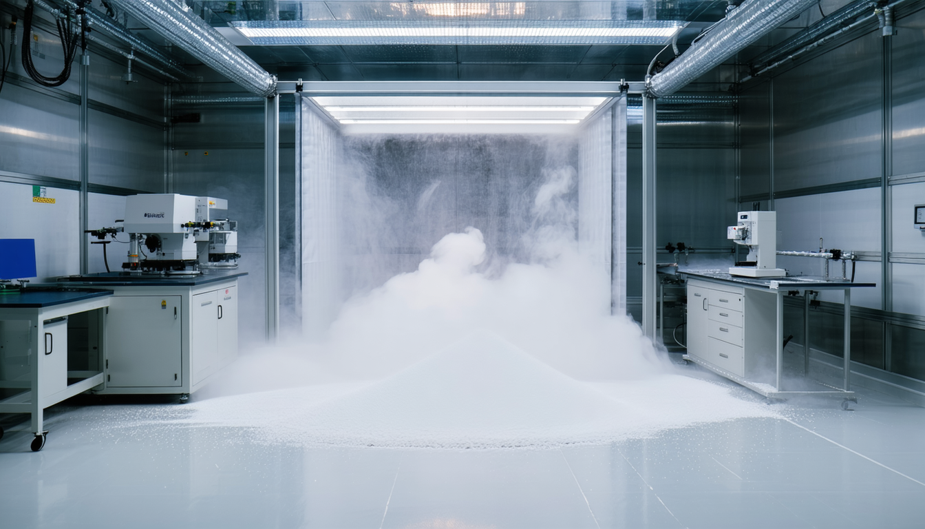Dust testing laboratory with equipment for Kst classification.
