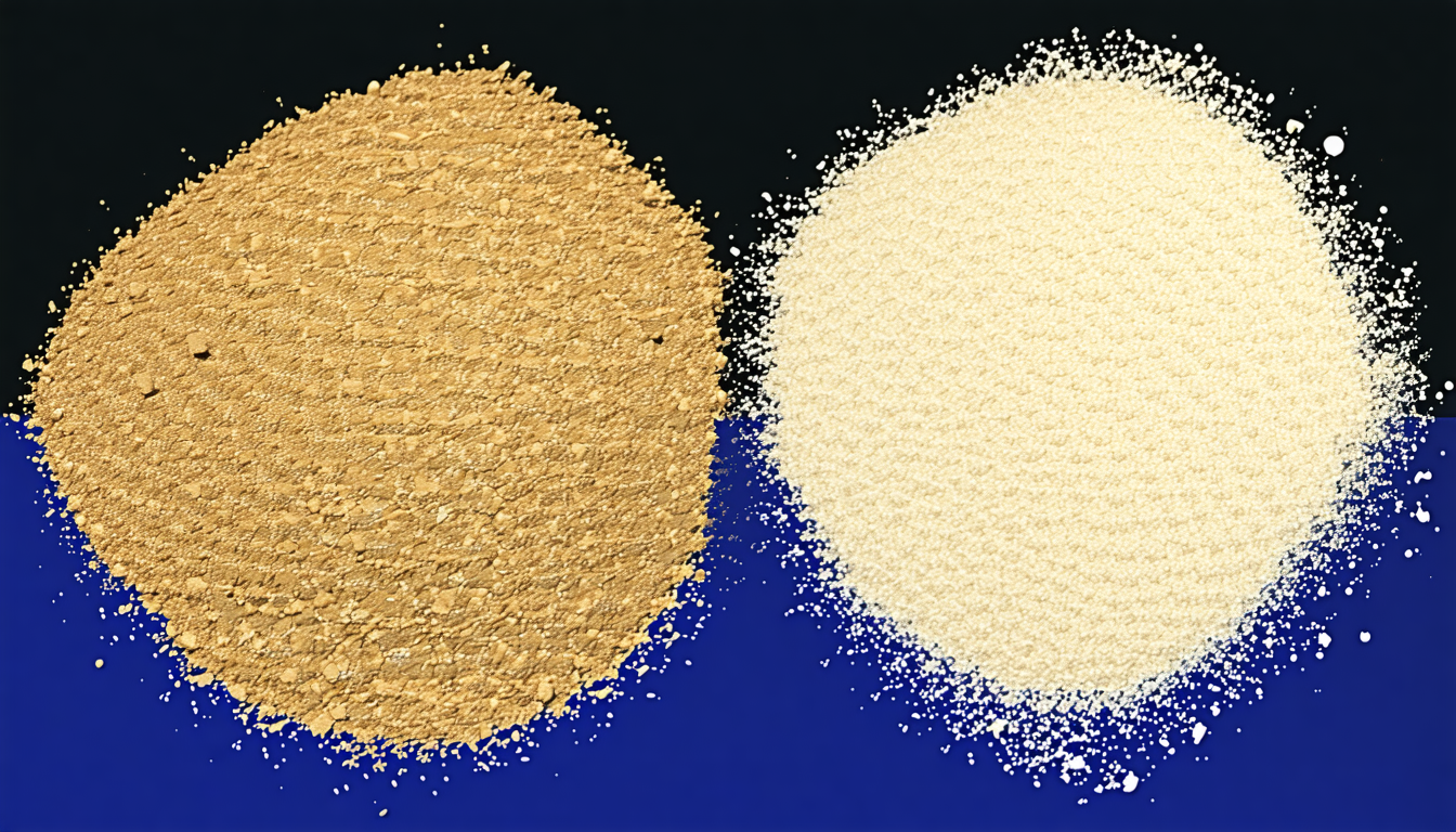 Comparison of hardwood and softwood dust densities on surfaces.