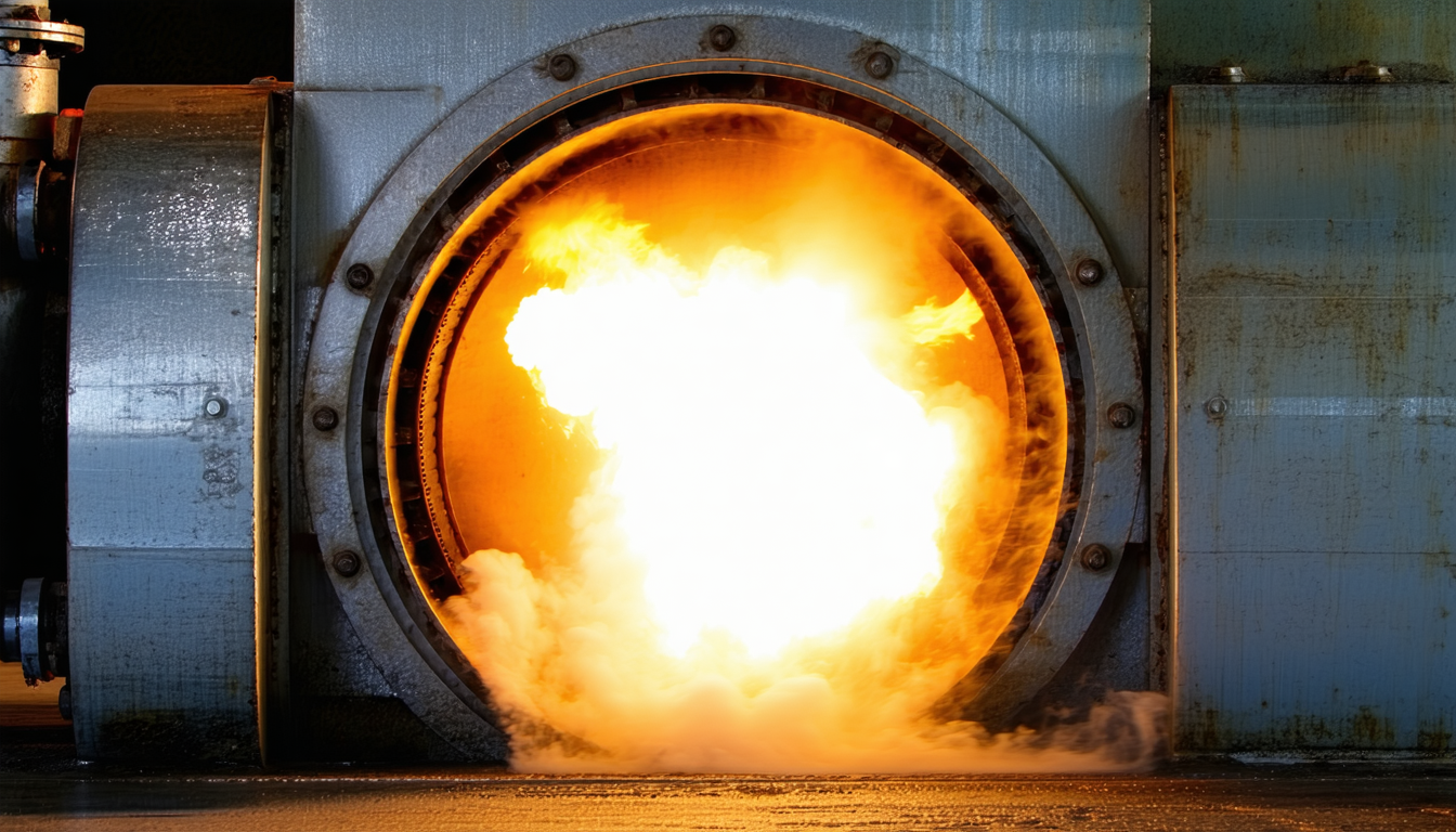 Explosion vent panel with burst disk releasing gases.