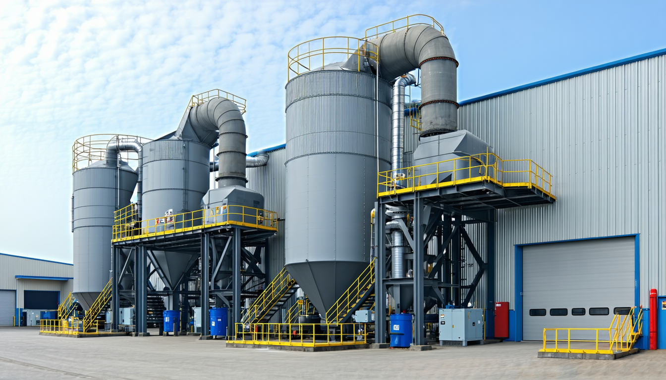 Facility with dust-handling equipment compliant with NFPA 660.
