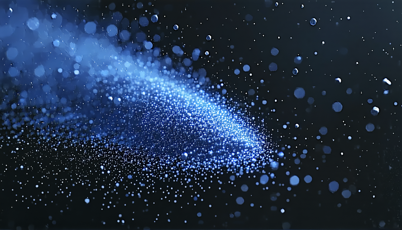 Tiny dust particles under 500 microns floating in air, showing ignition risk.